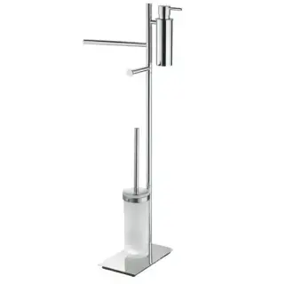 Colombo Square Стойка с аксессуарами h81 см, цвет: хром