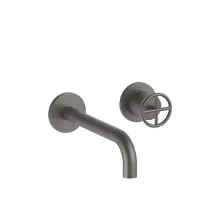 Fantini Fontane Bianche Смеситель для раковины, настенный, цвет: Matt Gun Metal PVD