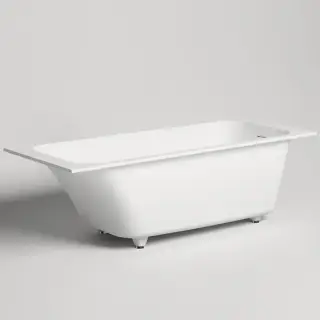 Salini Orlanda Встраиваемая ванна 180х80х60cм, &quot;Up&Down&quot;, сифон, щелевой слив-перелив, S-Sense, цвет: белый глянцевый