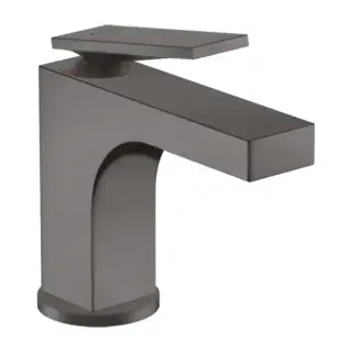 Axor Citterio Смеситель для раковины 90, на 1 отв., с донным клапаном, цвет: шлифованный черный хром