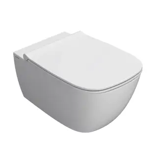 Globo Genesis Унитаз 55х36см., подвесной, безободковый, с креплением, цвет: белый матовый