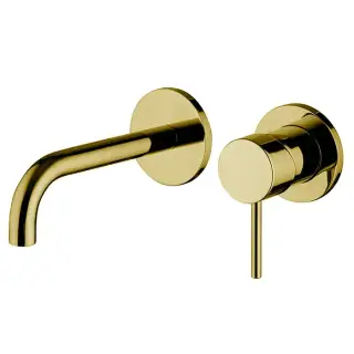 Fima Carlo Frattini Spillo Up Cмеситель для раковины, встраиваемый, излив: 12см., цвет: золото