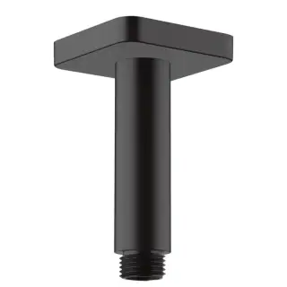 Hansgrohe Vernis Shap Потолочный держатель 100 мм, цвет: матовый черный