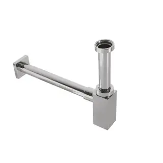 Globo Сифон квадратный 1&quot;1/4, цвет: хром