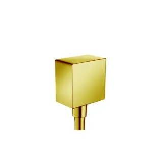 Hansgrohe Вывод воды для ручного душа с клапаном, цвет: золото