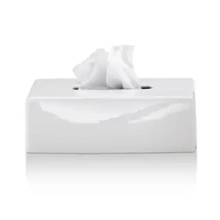 Decor Walther KB 88 Диспенсер для салфеток 26x14x8.5см, керамика, настольный, цвет: белый