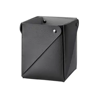 Colombo Adj Стаканчик MIU 8x8хH10.5см., настольный, цвет: черный/серый