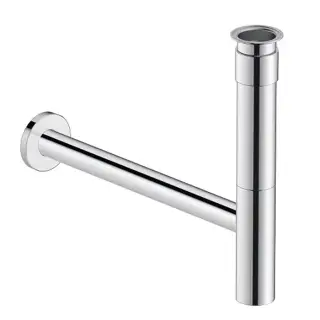 Duravit Сифон декоративный для раковины 1/4&quot; с удлиненной спускной трубой, цвет: хром