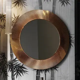 Laufen Kartell Зеркало круглое d=78см, настенное, без подсветки, цвет: медь