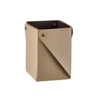 Colombo Adj Стаканчик MIU 8x8хH10.5см., настольный, цвет: капучино/шоколад