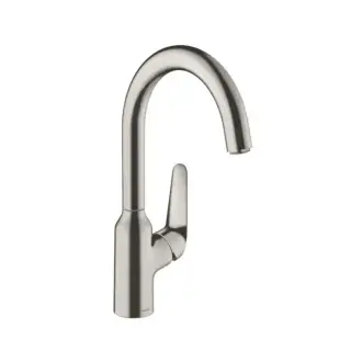 Hansgrohe Focus Смеситель для раковины, на 1 отв., цвет: сталь
