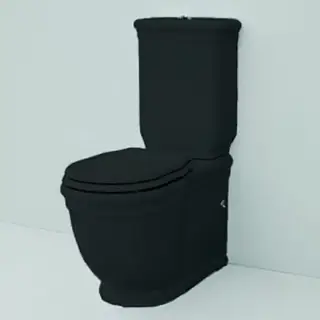 Artceram HERMITAGE унитаз моноблок пристенный  71х36см, с креплением, цвет: черный