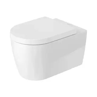 Duravit ME by Starck Унитаз подвесной, 37x57см., с вертикальным смывом, вкл. крепление Durafix, цвет: белый матовый