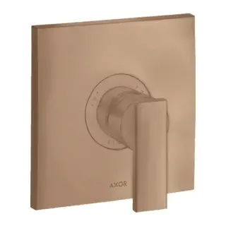 Axor Citterio Смеситель для душа, настенный, цвет: шлифованное красное золото