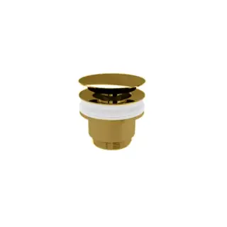 Devon&Devon Донный клапан CLICK-CLACK без перелива, цвет: латунь матовая