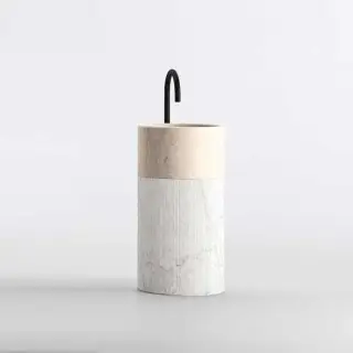 NOORTH milldue edition ROMA III Раковина 45х88 см, без отв., напольная, без перелива, с донным клапаном, цоколь фрезерованный Bianco Carrara, цвет: Bianco Carrara/Moka Cream