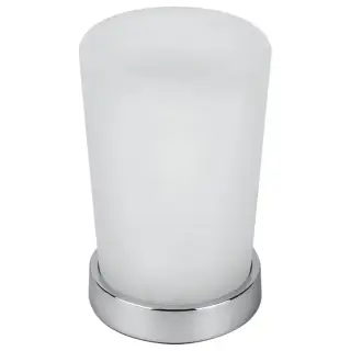 Colombo Road Стакан настольный, цвет: хром/матовое стекло