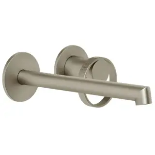 Gessi Anello Смеситель для раковины, настенный, цвет: Finox Brushed Nickel