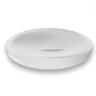 Colombo Plus Мыльница металлическая, настольная, цвет: белый матовый