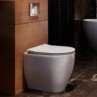 Kerasan Flo Унитаз 48см., напольный, приставной, слив универсальный, цвет: белый