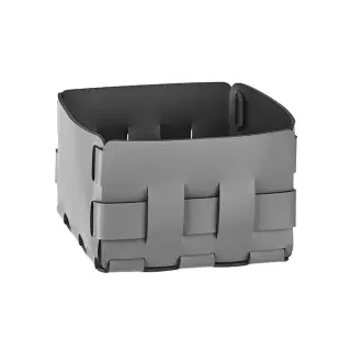 Colombo Adj Корзинка Mini Bottega, 19x19H13 см, цвет: серый/черный