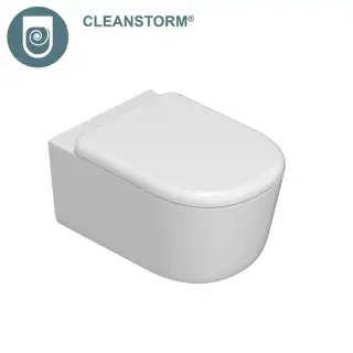 Globo Lalita Унитаз подвесной 54х36хh34см., безободковый, смыв Tornado (CLEANSTORM), цвет: белый