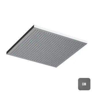 Almar Velvet Rain Верхний душ 30х30см (без держателя), цвет: Gun Metal Brushed PVD