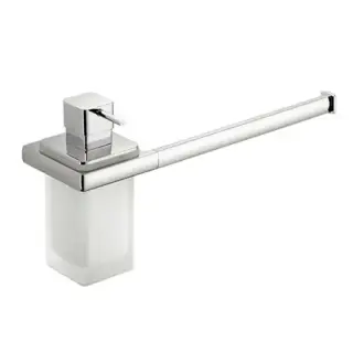 Colombo Lulu Полотенцедержатель 32см с дозатором, цвет: хром