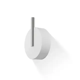 Decor Walther Stone WHG Крючок подвесной, цвет: белый / сталь матовая