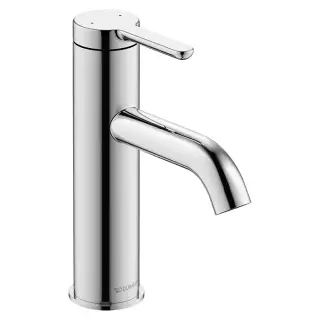 Duravit C.1 Смеситель для раковины, 1 отв., излив 113мм, цвет: хром