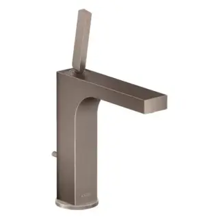 Axor Citterio, Смеситель для раковины 160, на 1 отв., с донным клапаном, цвет: шлифованный никель