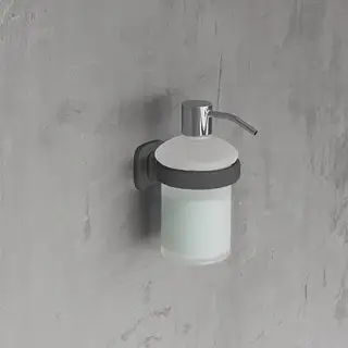 Novellini Giada Дозатор для жидкого мыла, подвесной,цвет: черный матовый