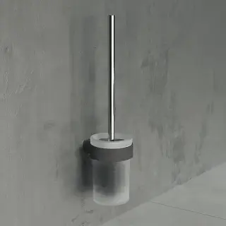 Novellini Giada Ершик для унитаза, цвет: черный матовый