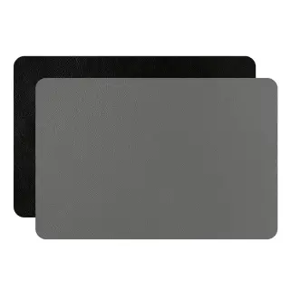 ADJ Плейсмат для рабочего стола, 48x65 см., цвет: черный/серый