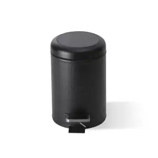 Decor Walther Brownie TE Ведро с педалью цвет: Имитация кожи цвета: черный матовый