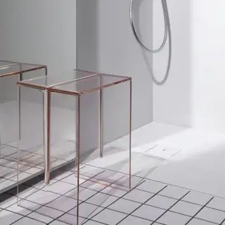 Laufen Kartell Табурет, 33х28х46.5см, пластик, напольный, цвет: пудровый розовый