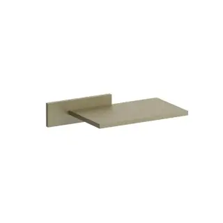 Fantini Venezia/Milano Излив для ванны, встраиваемый, (наружная часть), Dx, цвет: Matt British Gold PVD