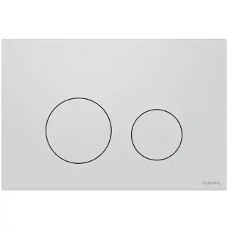 TECEspring Панель смыва для унитаза, пластиковая, плоская, цвет: белый матовый