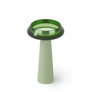 Dea Design Pedestal Basin Раковина 54.5x54.5х90см., напольная, без отв., Glasstech, прозрачная смола, цвет: Emerald R3