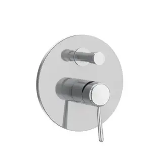 Gessi Goccia Встраиваемый однорычажный смеситель с переключателем, внешняя часть, цвет: хром