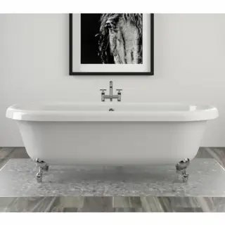 Knief Edwardian Ванна отдельностоящая 180х80хh60см, с 4-мя хромированными ножками &quot;шар&quot; (продается со сливом 0100-091-02)