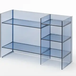 Laufen Kartell Стеллаж, 75х26х53см, пластик, напольный, цвет: синий