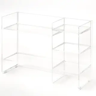 Laufen Kartell Стеллаж, 75х26х53см, пластик, напольный, цвет: прозрачный кристал