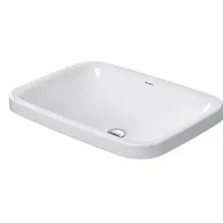 Duravit DuraStyle Раковина встраиваемая 60x43см, без отв., без перелива, покрытие WonderGliss, цвет: белый