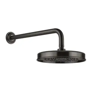 Gessi Venti20 Верхний душ Ø20см., с настенным держателем 38.9см., цвет: Black Metal Brushed PVD