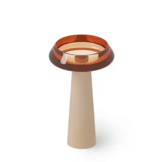 Dea Design Pedestal Basin Раковина 54.5x54.5х90см., напольная, без отв., Glasstech, прозрачная смола, цвет: Sunset R1