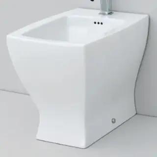 Artceram JAZZ биде напольное 54х36см с 1 отв под смеситель с креплением, цвет: белый