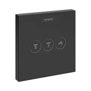 Hansgrohe ShowerSelect Запорно-переключающее устройство, цвет: черный матовый/хром