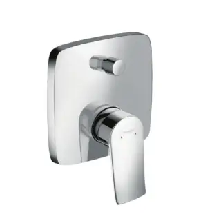 Hansgrohe Metris Смеситель для ванны, однорычажный, встраиваемый, внешняя часть, цвет: хром