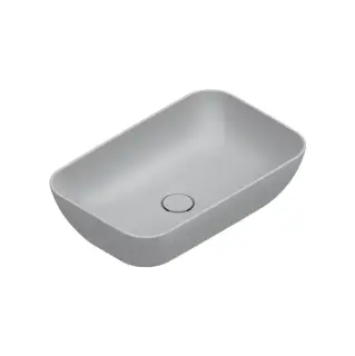 Catalano Green Раковина 60x38см накладная, без отв., цвет: Cemento Satinato